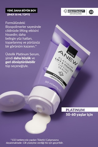 Platinum Lifting Ve Sıkılaştırma Etkili Serum Bu Yu K Boy 50ml İkili Paket