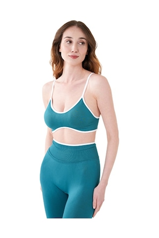Musclecloth Nova Seamless Sport Bra Cool Blue