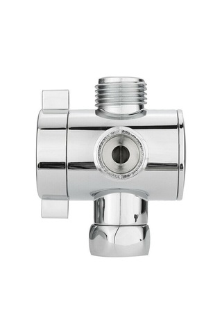 1/2 İnç 3 Yollu T-adaptör Banyo Duş Başlığı Kola Monte Yönlendirme Vanası Musluğu