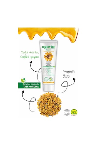 Agarta Doğal Propolisli Florürsüz Diş Macunu  100 ML