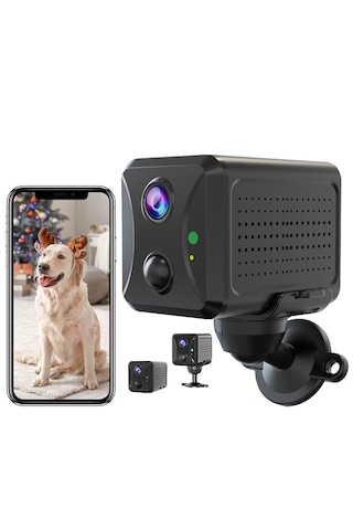 Şarjlı Mini Güvenlik Kamerası 1080p Full Hd Ip Kamera Uzaktan İzleme Uzun Süreli Kullanım