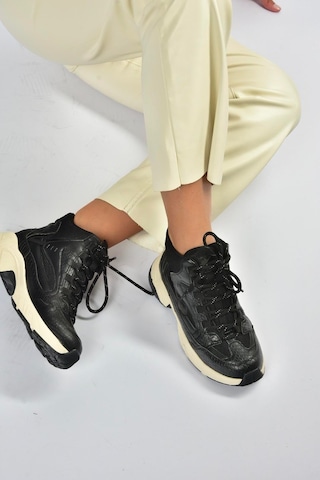 Fox Shoes V312415009 Siyah Bilekli Spor Ayakkabı Sneakers Siyah