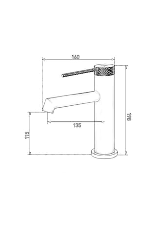Fj-1015 Lavabo Bataryası Mat Siyah Mat Siyah