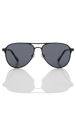 Di Caprio Dc3045black Damla Model Dynamic Aviator Polarize Camlı Erkek Güneş Gözlüğü Siyah - Gri