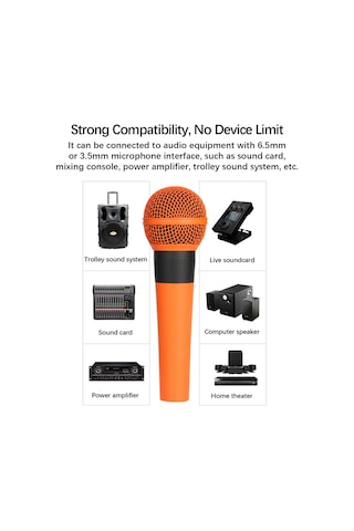 Leezsing "profesyonel Dinamik Mikrofon Ad-58 - Yüksek Hassasiyetli Sahne, Stüdyo Ve Canlı Yayınlar İçin"