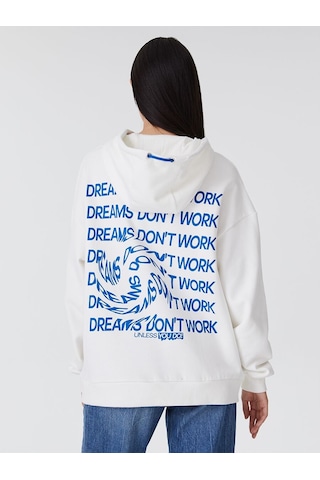 LOFT Loose Fit Kadın Sweatshirt Lf2030076 Q1.v1 Beyaz