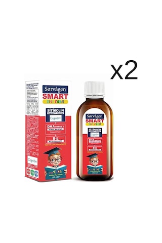 Sorvagen Smart Double Sitikolin 30 Kapsül X2 Adet