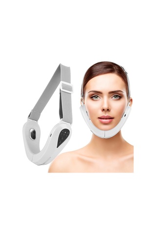 Youtek Ems Mikro Akım Yüz Gerginleştirici Maske - V Yüzü Geliştirici, Lifting Ve Masaj Fonksiyonu İle Güzellik Aleti Beyaz