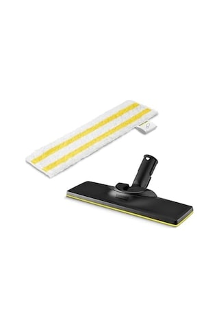 Orijinal Set Zemin Başlığı Ve Mikrofiber Bez Easyfix Buharlı Temizleyici Sc İle Uyumlu - Zeminler İçin, Her Türlü Yüzey İçin Uygun, Makinede Yıkanabilir, Beyaz 50 x 22