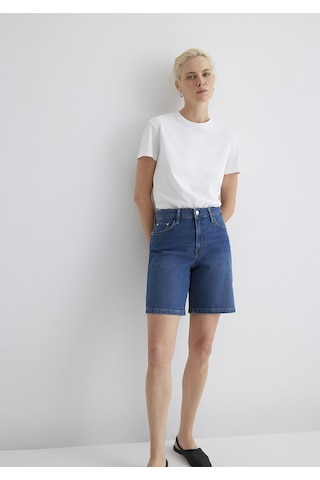 Mavi - Eliana Casual Koyu Mavi Jean Şort 1411221-89749 Koyu Mavi