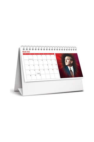 2025-mtk-820 Karton Üçgen Masa Takvim-atatürk