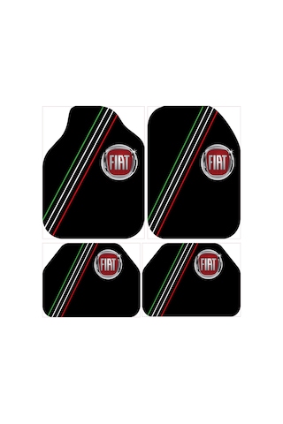 Dekoratif Fiat Desenli Oto Paspas Takımı
