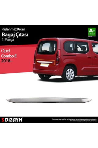 Opel Combo E Krom Bagaj Çıtası 2018 Ve Üzeri N11.2938