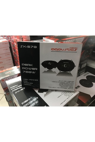 Aqoustics Sx-570 5 X 7 Oval Hoparlör Tweeterli 700 Watt SX-570