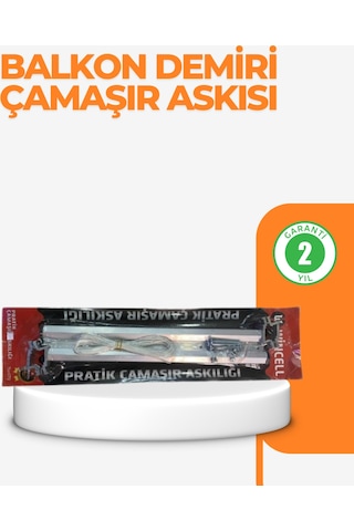 25x60 Cm Çamaşır Askılığı Kare Balkon Demiri İçin Dayanıklı Tasarım Çok Renkli