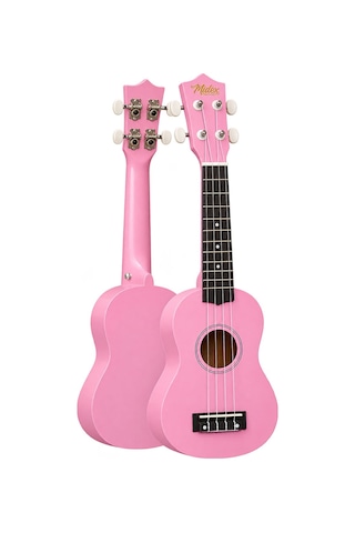 Midex UKX-901PK Pembe Soprano Ukulele (Askı Çanta Metod Pena)