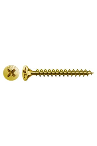 Evrensel Vida, Sunta Vidası, 2,5 x 25 mm, 1.000 Adet Sarı Kaplama