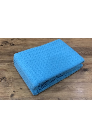 Royam Havuzlu Pike %100 Pamuk Tek Kişilik 160 X 220 Mavi