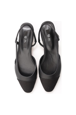 Siyah Slingback Babet 301-siyah Siyah