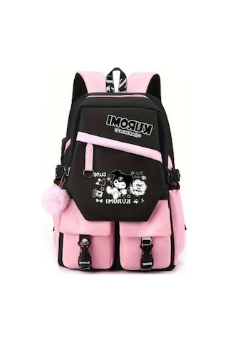 Didadodo Tcherchi Sanrio Kuromi Çanta - Büyük Katlanabilir, Kız Çocuktası Pembe