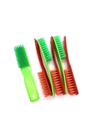 Askımo - Yeşil Kırmızı Çok Amaçlı Temizlik Fırçası 3’lü Set