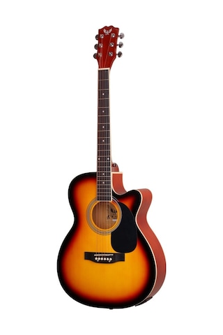 Angel Afg100-sb Sunburst Akustik Gitar Çelik Telli Jumbo Kasa