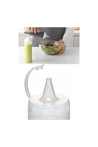 Lexroo 2 Adet Sos Şişesi 700 Ml Plastik Yağlık Sirkelik Ketçap Mayonez Sızdırmaz Sosluk Çok Renkli