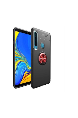 Samsung Galaxy Uyumlu A9 2018 Kılıf Yüzüklü Magnetli Ravel Case