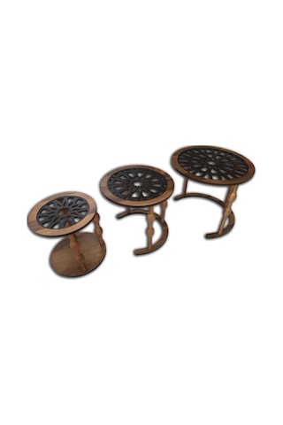 Zigon CNC Osmanlı Motif  İşleme Metal Transmisyon  Ayak Kütük Desen MDF tabla El Yapımı