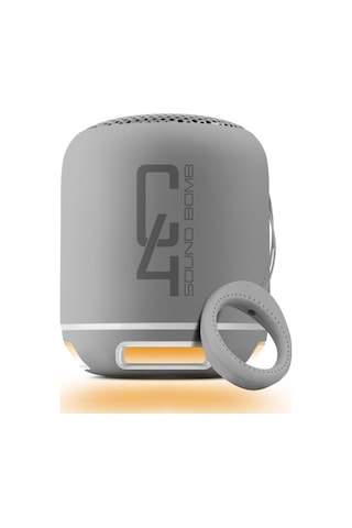 Powerway C4 Gümüş Taşınabilir Bluetooth Hoparlör