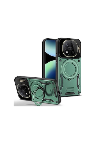 Xiaomi Redmi Note 14 Pro Plus Kılıf Joy Lens Standlı Kapak