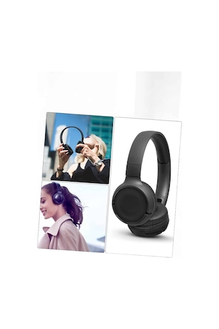 Kulak Üstü Kablosuz Bluetooth Kulaklık Gürültü Önleyici Ayarlanabilir