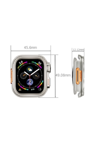 Apple Uyumlu  Watch 44mm To Ultra 49mm Kasa Dönüştürücü Zore Gard 33