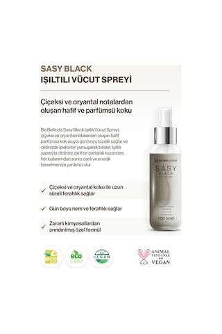 Sasy Pink Işıltılı Vücut Spreyi Kokunla Işılda 100 Ml