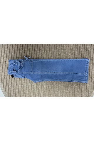 Noble Kids Kız Çocuk Denim Pantolon Mavi