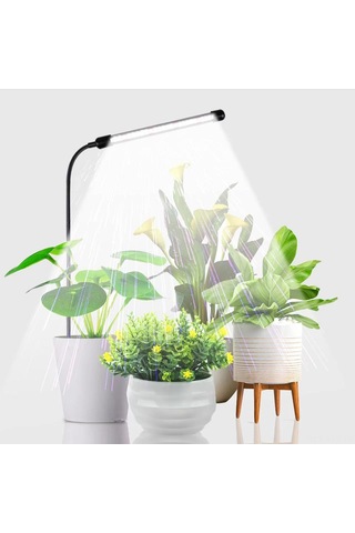 Yaleker Usb Gömülü Led Bitki Lambası, İç Mekan Saksı Bitkileri İçin, 3/9/12 Saat Zamanlama, 10 Seviye Parlaklık, Kırmızı/mavi/5500k Işık Spektrumu, Esnek Hortumlu Diğer