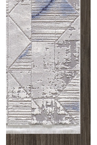 Artemis-samoa - 02382a-lacivert-gri Çizgili Halı 160x230 Lacivert