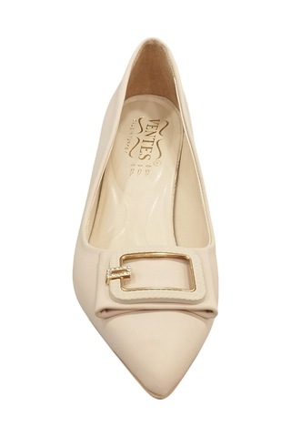 Ventes 22211920z Sivri Burun 7 Cm Kadeh Topuk Kadın Şık Topuklu Nubuk Ayakkabı Ten