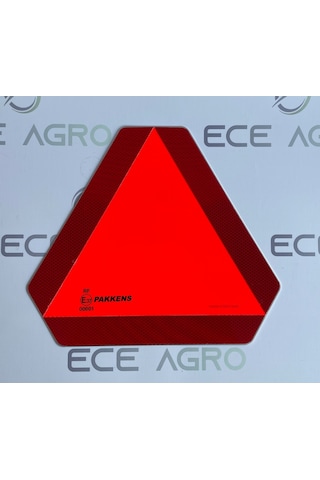 Pakkens Traktör Römork Üçgen Reflektör E37 2 Adet