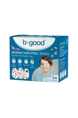 B-Good Desenli Erkek Çocuk Göz Pedi 54'lü