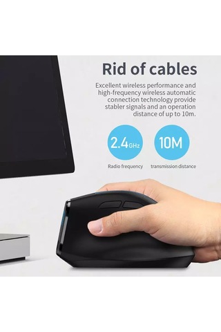 Hallow Zelotes F-36A Kablosuz Ergonomik 2400 DPI Oyuncu Mouse