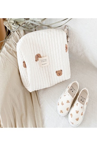 Suofeng 2021 Yeni Desenli Çanta: Embroidered Multi-fonksiyonlu Bebek Arabası Askılı Çanta, Bez Çantası, Anne Çantası - Yumuşak Pamuk Malzemeyle, Güvenli Fermuar Ve Organize Bölmeler Çok Renkli