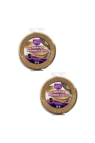Airfryer Pişirme Kağıdı 25'li İkili Set
