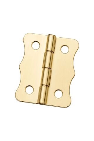 Sarı 100 Adet Papatya Menteşe Düz 30x23 Mm - Dekoratif Çerçeve Fener Kutu Menteşesi Evimdeyokyok