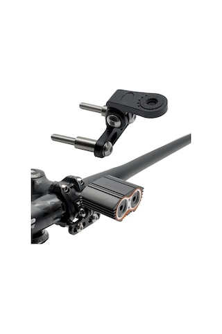 Bisiklet Işık Standı Bisiklet Far Klipsi Aksesuarları Siyah Siyah