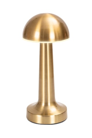 Noas Yl86-1230 Atina Gold Üç Renkli Dokunmatik Masa Lambası - Şarjlı Dimlenebilir Type-c Altın