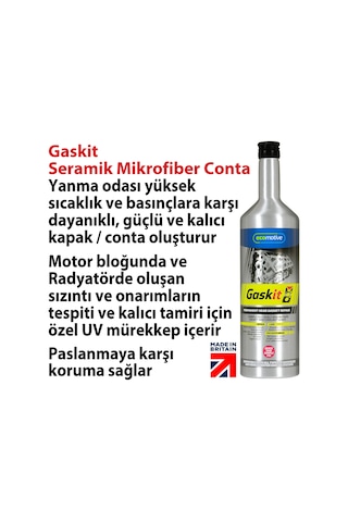 Cleandrive Gaskit Silindir Conta Tamiri ve Radyatör Kaçak Tamir Sıvısı 500 ML