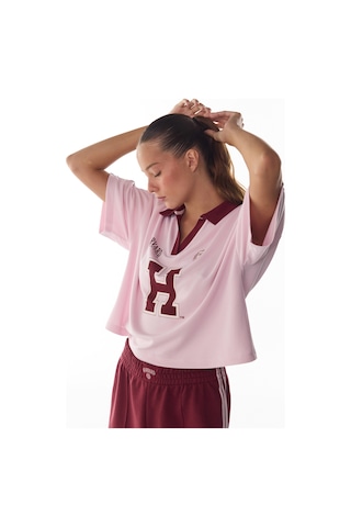 Penti Pembe Harvard Jersey Kısa Kollu Tişört Pk24