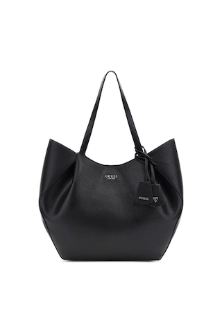 Guess Kadın İç Çantalı Tote Çanta Seti - Siyah Siyah