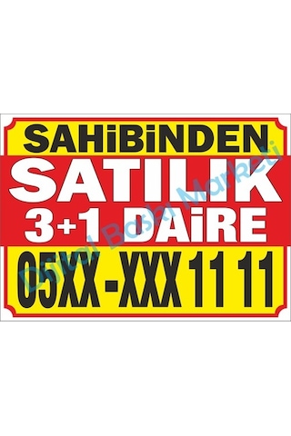 Sahibinden Satılık Emlak Branda Afiş Pankart (436277577)
